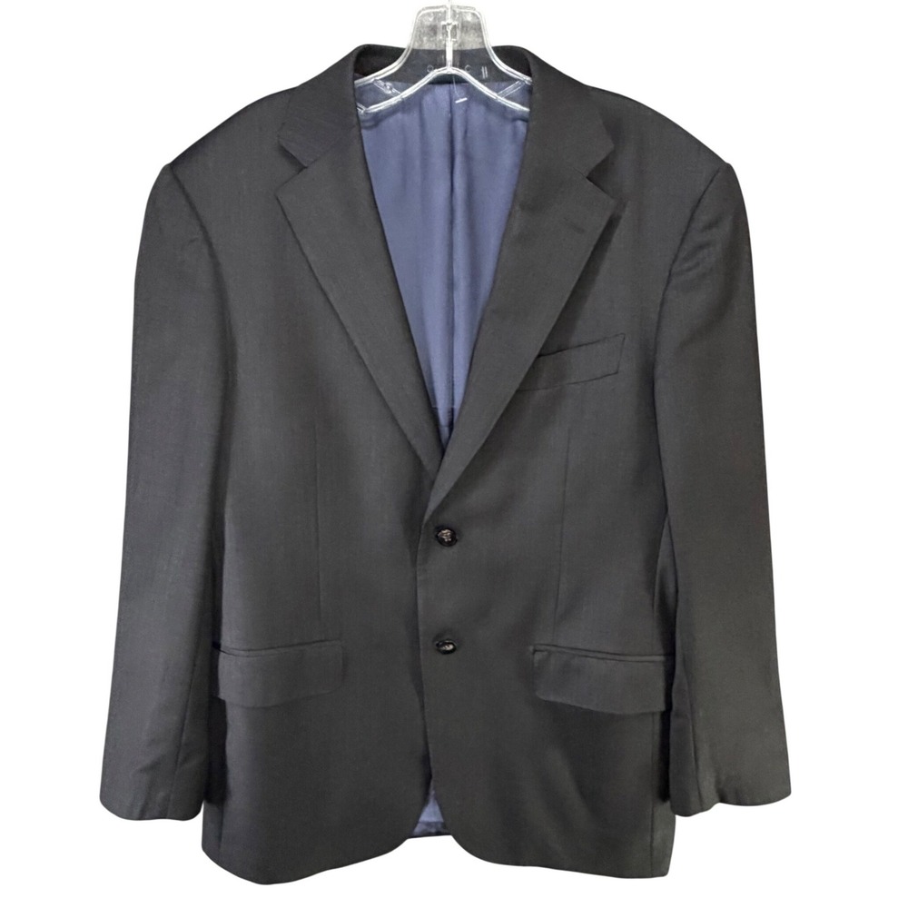 Suitsupply Napoli Zignone Suit Jacket 40R Black Single Breasted Classic -‎ Flaw